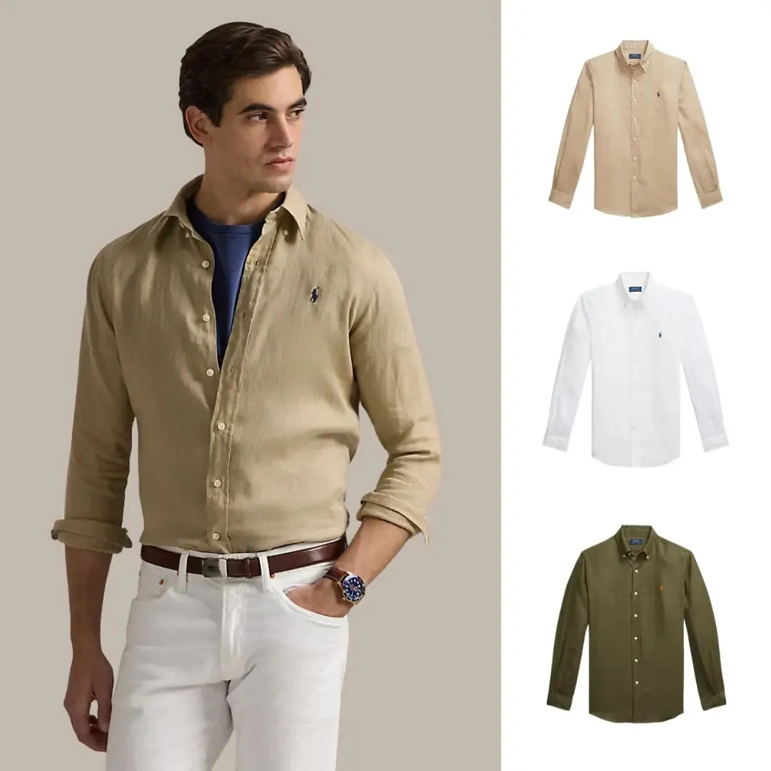 ACHETEZ 1, RECEVEZ 3 — CHEMISE EN LIN CLASSIQUE